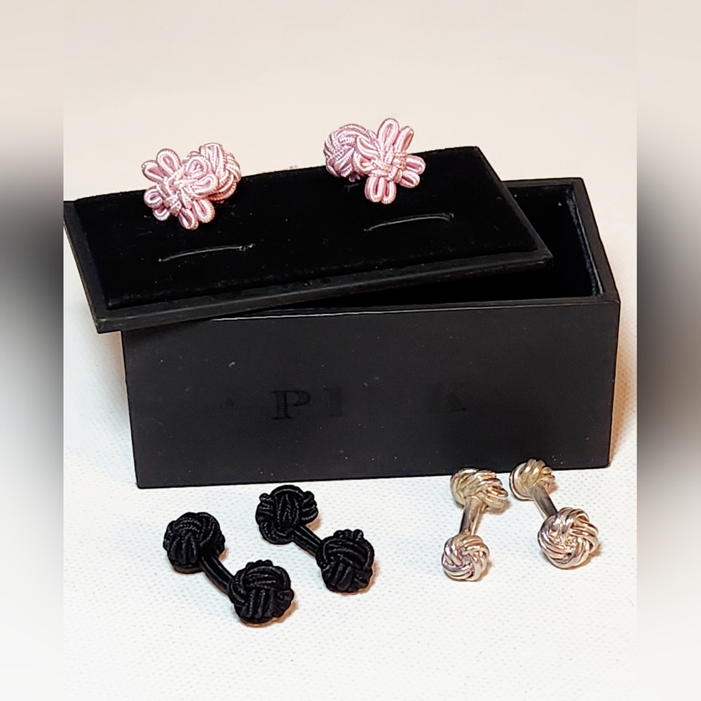 Thomas Pink cuff link set of three